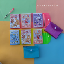 Load image into Gallery viewer, 3 Fold Button Pocket Diary with Pen - Tinyminymo