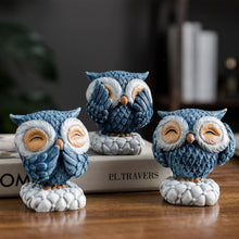 Load image into Gallery viewer, 3 Wise owls - Tinyminymo