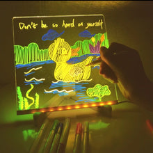 Load image into Gallery viewer, 3D Acrylic LED Desk Message Board - Tinyminymo