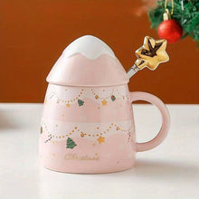 Load image into Gallery viewer, 3D Christmas Tree Mug with Star Spoon - Tinyminymo