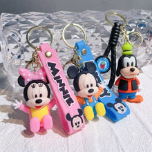 Load image into Gallery viewer, 3D Mickey And Minnie Keychain