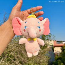 Load image into Gallery viewer, Adorable Elephant Plush Keychain - Tinyminymo
