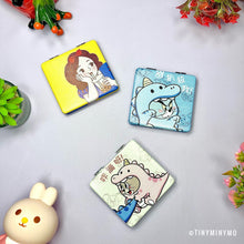 Load image into Gallery viewer, Adorable Square Pocket Mirror - Tinyminymo