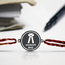 Load image into Gallery viewer, Advocate Bhai Metal Rakhi - Tinyminymo