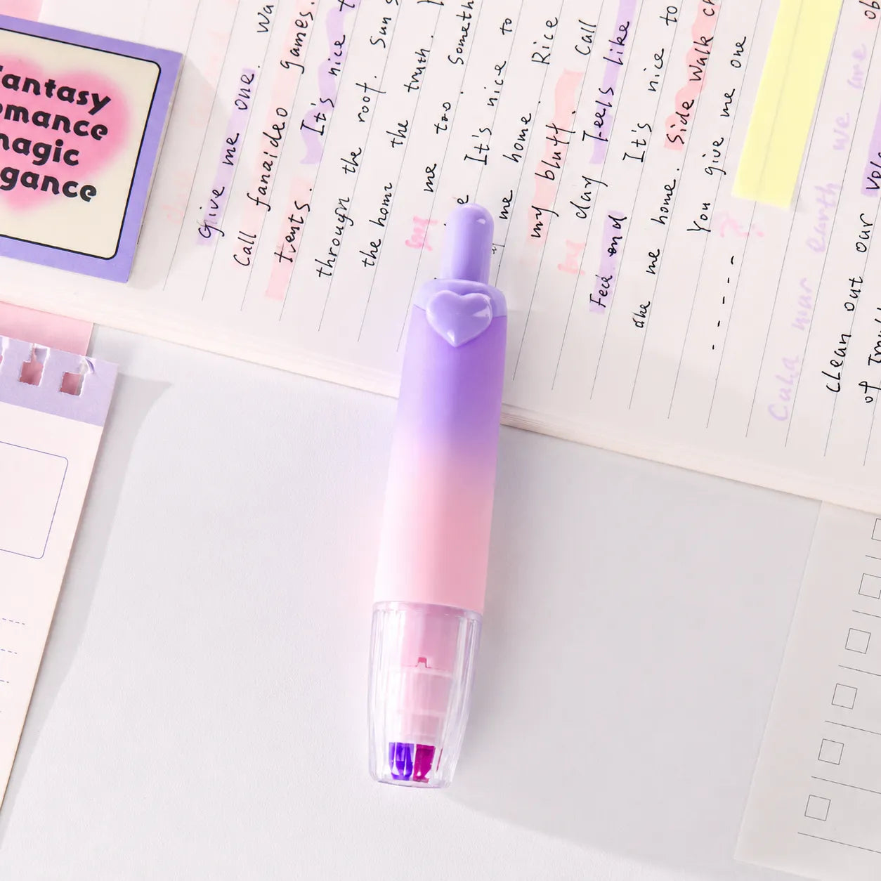 Purple and Pink Highlighter Set - Tinyminymo