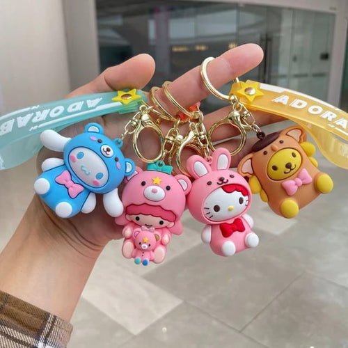 Animal Cosplay Sanrio 3D Keychain - Tinyminymo