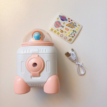 Load image into Gallery viewer, Peach Color Desk Lamp in Space theme - Tinyminymo