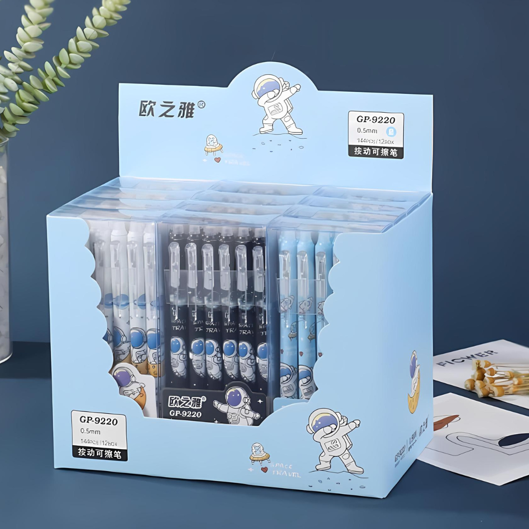 Astronaut Erasable Gel Pen Set - Tinyminymo
