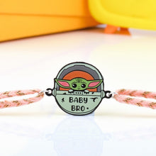 Load image into Gallery viewer, Baby Bro (Yoda) Metal Rakhi - Tinyminymo