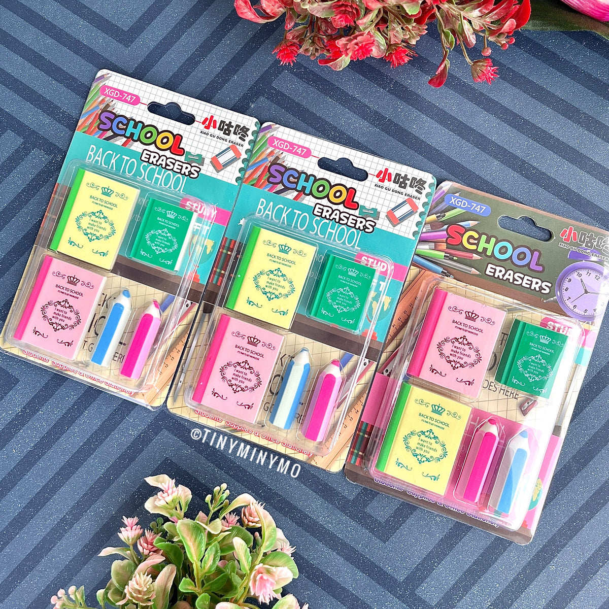 Back to School Eraser Set - Tinyminymo