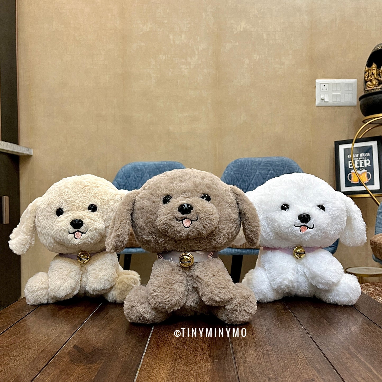 Bichon Frise Plush Toy - Tinyminymo