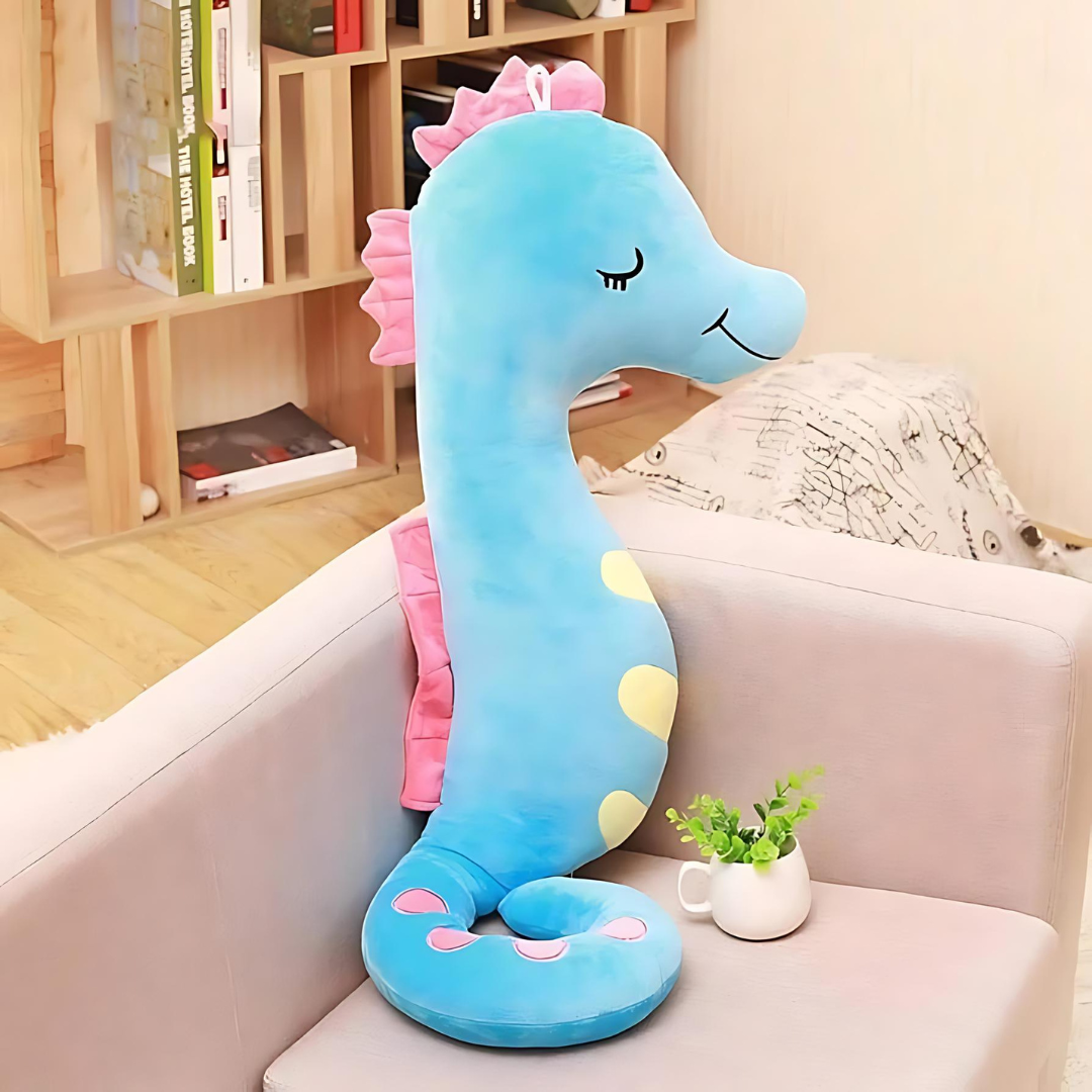 Seahorse Shaped Plushie - Tinyminymo