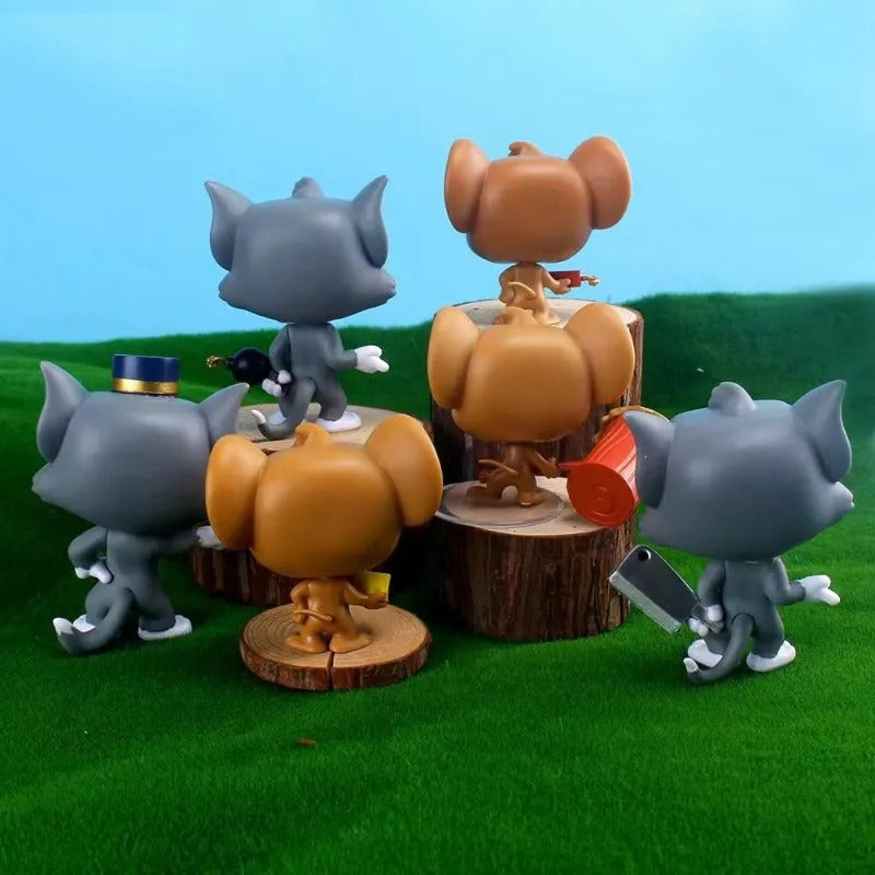 Big Face Tom and Jerry Action Figure - Tinyminymo