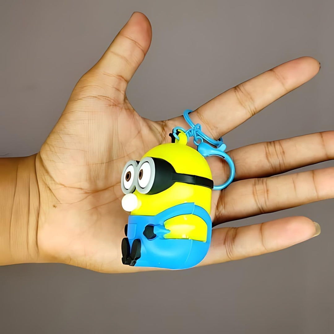 Blowing Bubble Minion 3D Keychain - Tinyminymo