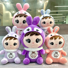 Load image into Gallery viewer, Set of Bunny Cosplay Little Girl Soft Toy in Different Sizes kept Together - Tinyminymo