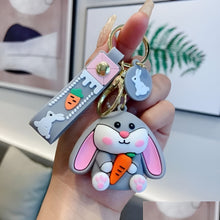 Load image into Gallery viewer, Bunny with Carrot 3D Keychain - Tinyminymo