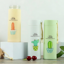 Load image into Gallery viewer, Cactus Love Glass Bottle - Tinyminymo