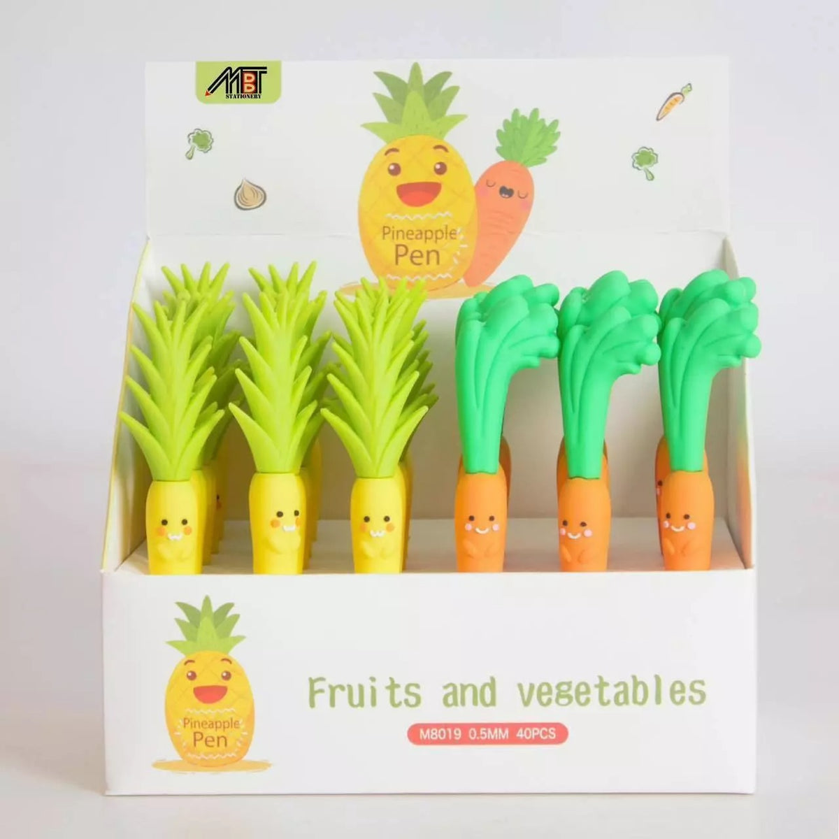 Carrot and Pineapple Gel Pen - Tinyminymo