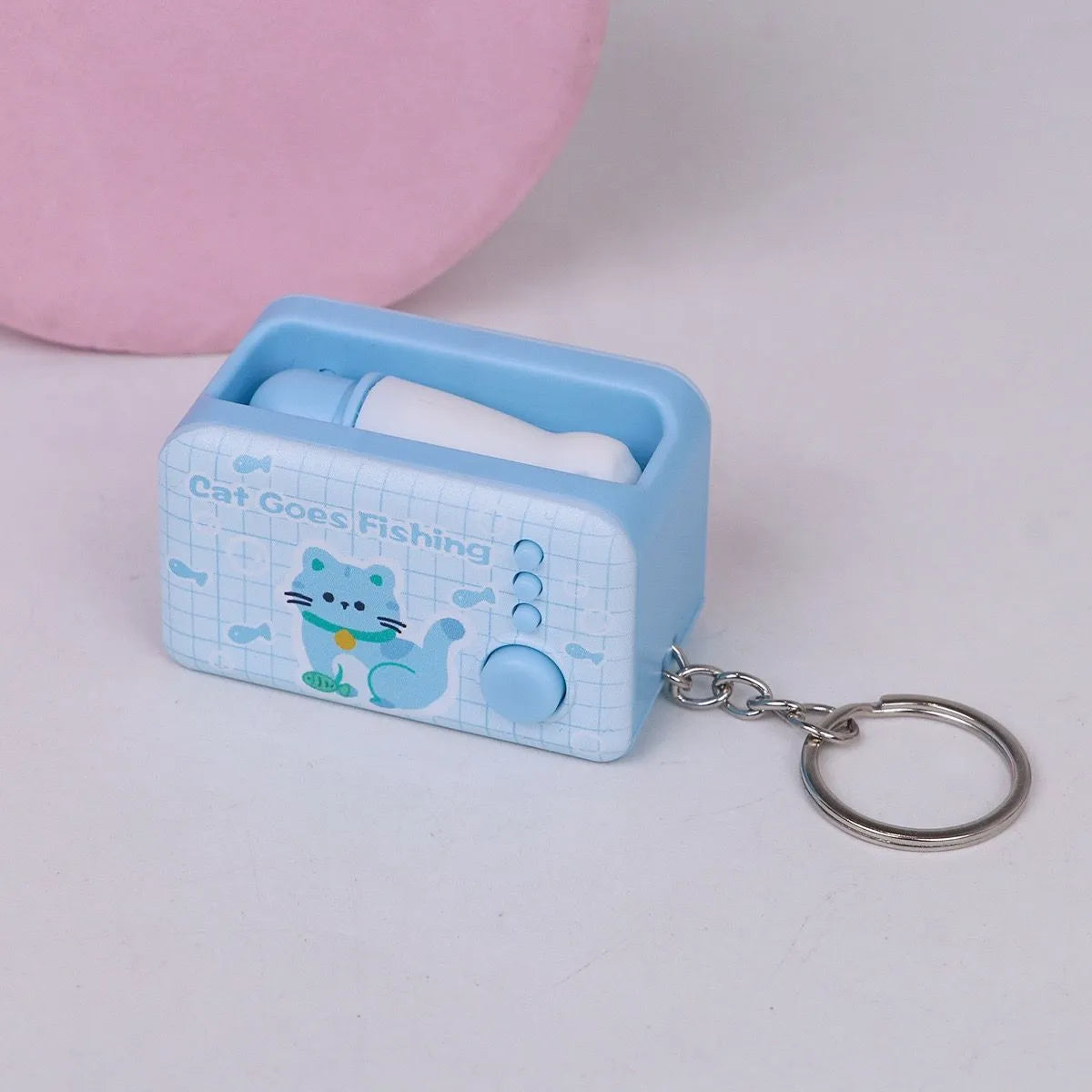 Blue Cat Claw Light Keychain - Tinyminymo