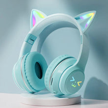 Load image into Gallery viewer, Cat Headset with LED for Girls - Tinyminymo