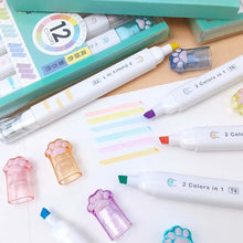 Load image into Gallery viewer, Cat Paw Highlighters - Set of 6 - Tinyminymo