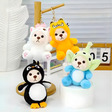 Load image into Gallery viewer, All Variants of Bear Plush Keychain - Tinyminymo