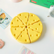 Load image into Gallery viewer, Set of Cheese Erasers on a White Surface - Tinyminymo
