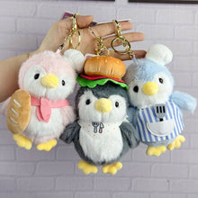 Load image into Gallery viewer, Three Chef Design Penguin Keychains - Tinyminymo