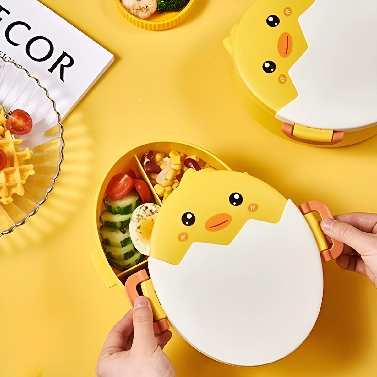 Yellow Duck 1000ML Kawaii Lunch Bento Box