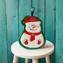 Load image into Gallery viewer, Snowman Design Hand Towel - Tinyminymo