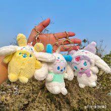 Load image into Gallery viewer, Cinnamoroll Cosplay Sanrio Plush Keychain - Tinyminymo