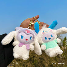Load image into Gallery viewer, Cinnamoroll Cosplay Sanrio Plush Keychain - Tinyminymo