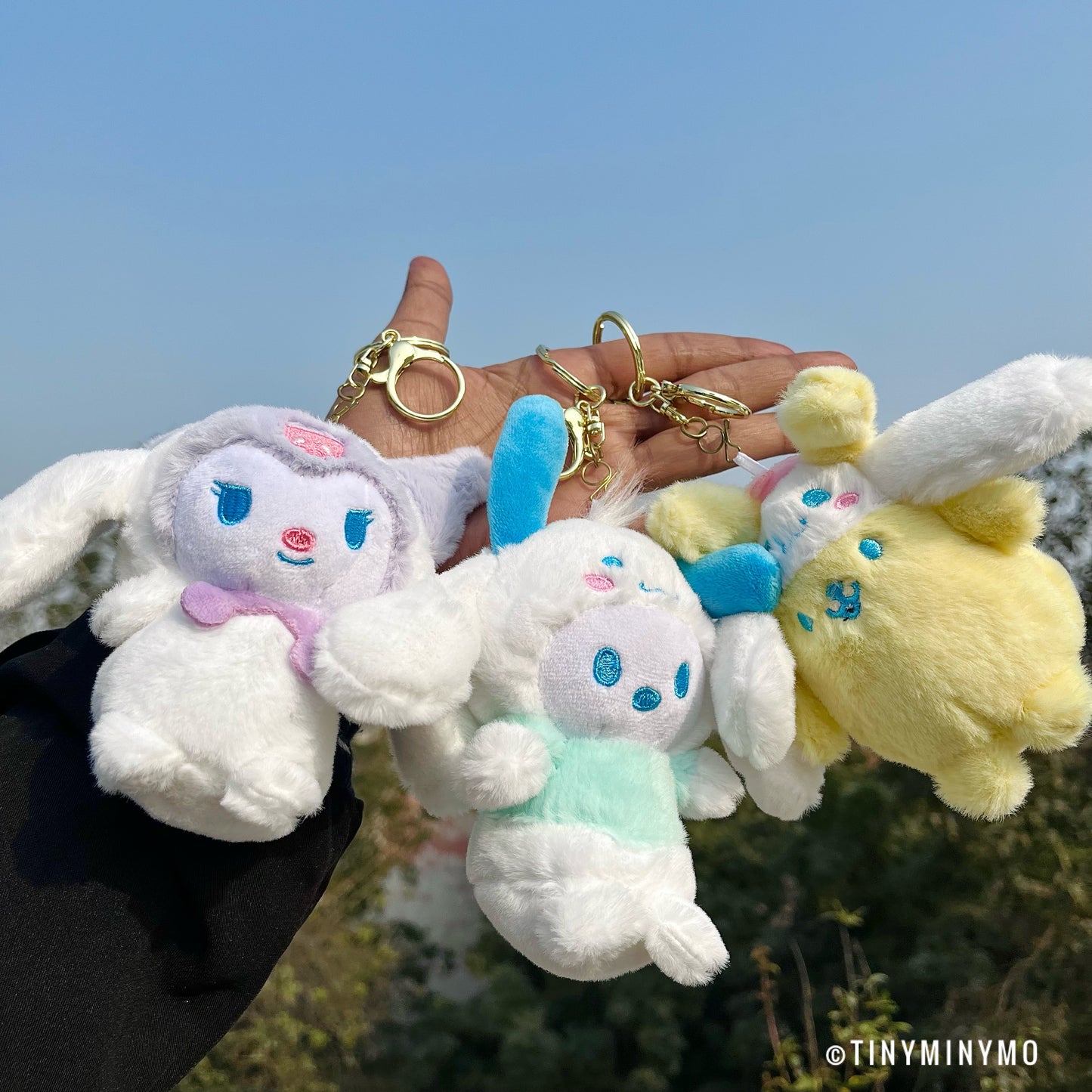 Cinnamoroll Cosplay Sanrio Plush Keychain - Tinyminymo
