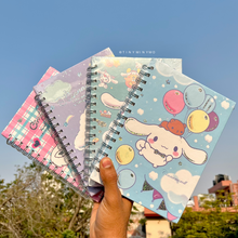 Load image into Gallery viewer, Cinnamoroll Spiral Notebook - Tinyminymo