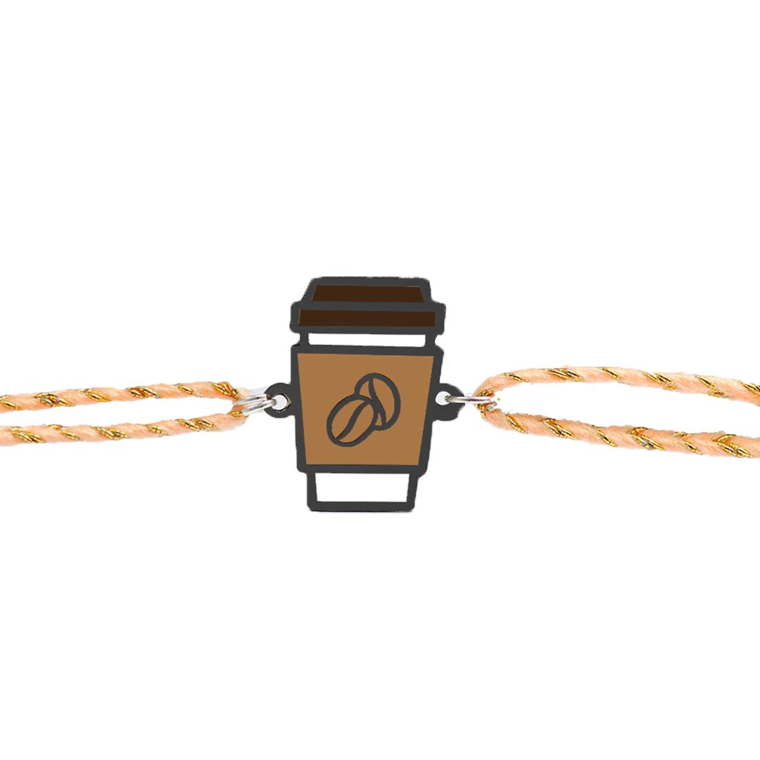 Coffee Metal Rakhi - Tinyminymo