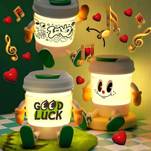 Load image into Gallery viewer, Coffee Night Light with Speaker and Phone Stand - Tinyminymo