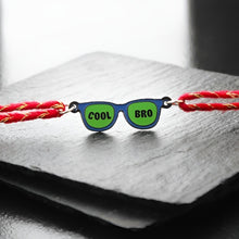 Load image into Gallery viewer, Cool Bro Glasses Metal Rakhi - Tinyminymo