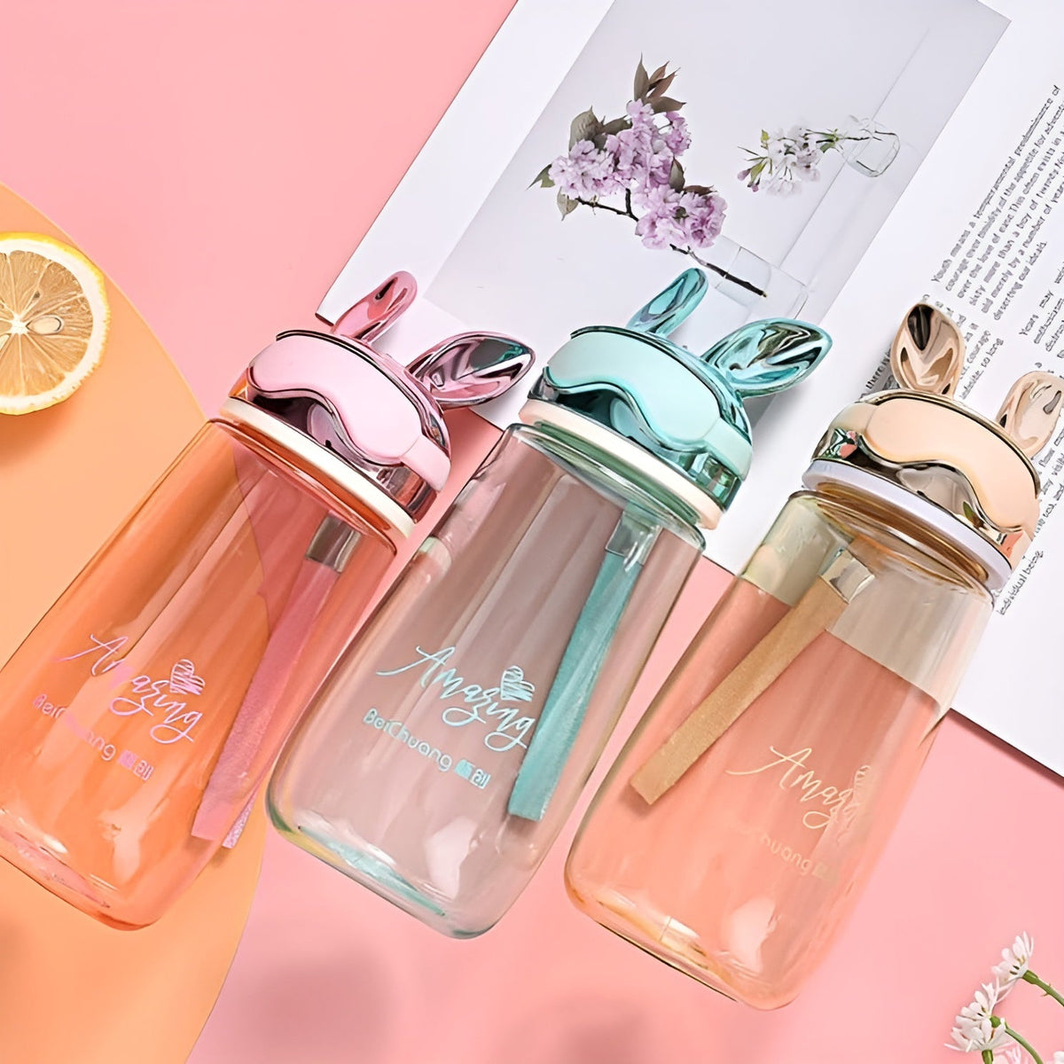 Cool Bunny Water Bottle - Tinyminymo
