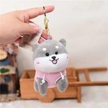 Load image into Gallery viewer, Cool Dog in a Hoodie Plush Keychain - Tinyminymo