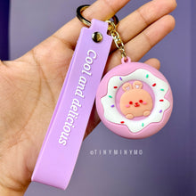 Load image into Gallery viewer, Cool and Delicious Animal Donut 3D Keychain - Tinyminymo