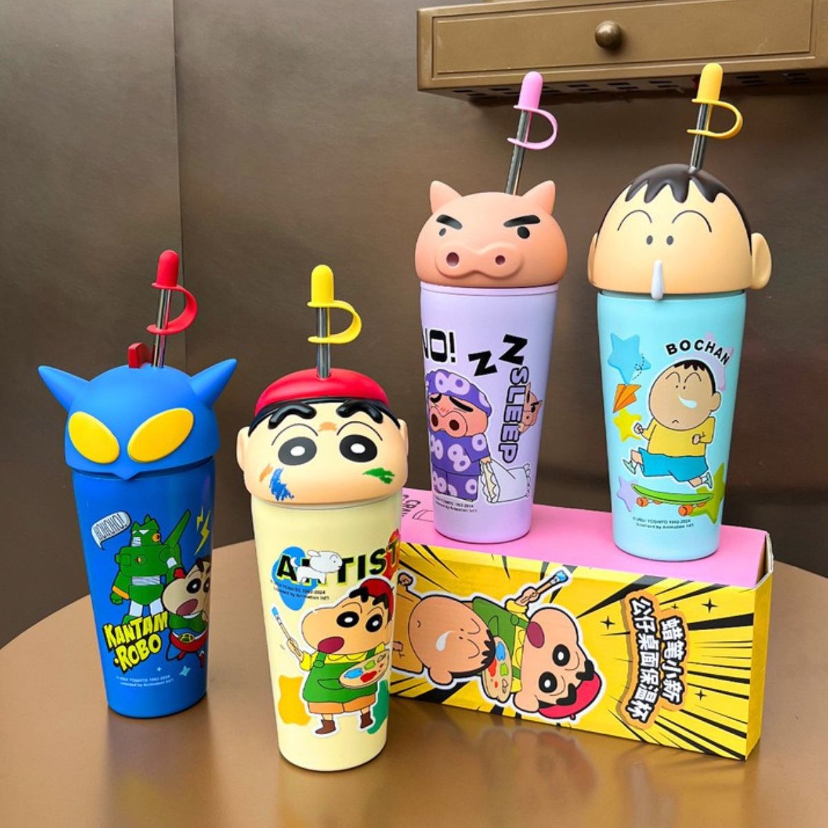 Four Designs of Shinchan Tumblers - Tinyminymo
