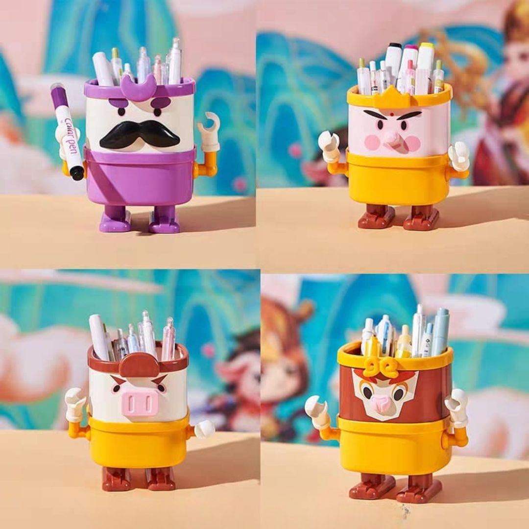 Four Lovely Colors of Creative Kawaii Pen Stands - Tinyminymo