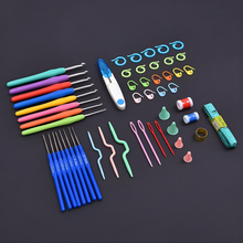Load image into Gallery viewer, Collection of colorful Crochet Hooks and Related Tools - Tinyminymo