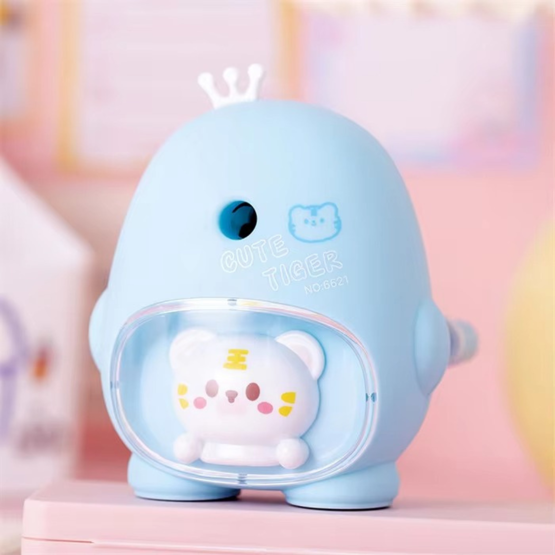 Blue Cute Animal Mechanical Sharpener - Tinyminymo