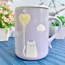 Load image into Gallery viewer, Cute Animal Mug with Lid and Spoon - Tinyminymo