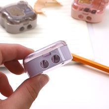Load image into Gallery viewer, Cute Bear Dual Pencil Sharpener - Tinyminymo