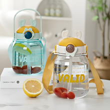 Load image into Gallery viewer, Cute Bunny Routine Water Bottle - Tinyminymo