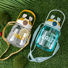 Load image into Gallery viewer, Cute Bunny Routine Water Bottle - Tinyminymo