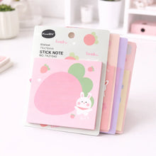 Load image into Gallery viewer, Set of Colorful Sticky Notes with Bunny Designs - Tinyminymo