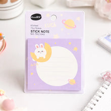 Load image into Gallery viewer, Purple Color Bunny Sticky Notes - Tinyminymo